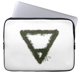 Rocky Earth Element Alchemy Symbool Laptop Sleeve