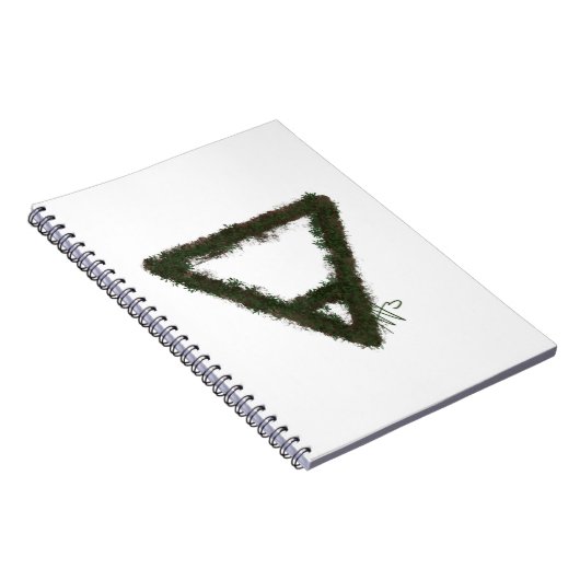 Rocky Earth Element Alchemy Symbool Notitieboek (Rechterzijde)