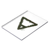 Rocky Earth Element Alchemy Symbool Notitieboek (Linkerzijde)