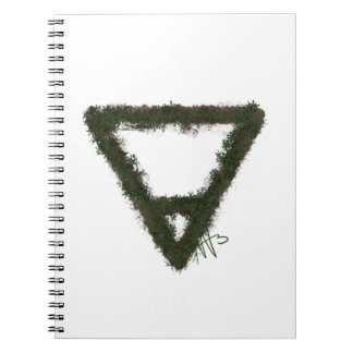 Rocky Earth Element Alchemy Symbool Notitieboek