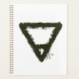 Rocky Earth Element Alchemy Symbool Planner
