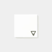 Rocky Earth Element Alchemy Symbool Post-it® Notes (Voorkant)