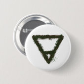 Rocky Earth Element Alchemy Symbool Ronde Button 5,7 Cm (Voorkant /achterkant)