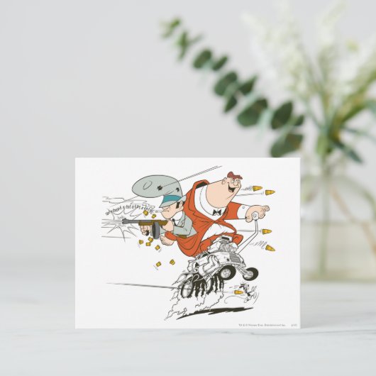 Rocky en Mugsy Rat dat Briefkaart (Staand voorkant)