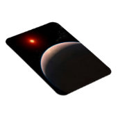 Rocky Exoplanet GJ 486 B in een baan om een rode d Magneet (Rechterzijde)