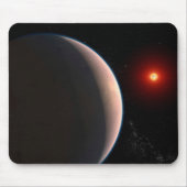 Rocky Exoplanet GJ 486 B in een baan om een rode d Muismat (Voorkant)