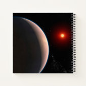 Rocky Exoplanet GJ 486 B in een baan om een rode d Notitieboek (Achterkant)