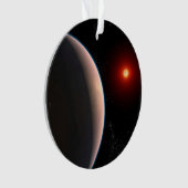 Rocky Exoplanet GJ 486 B in een baan om een rode d Ornament (voorkant)
