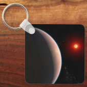 Rocky Exoplanet GJ 486 B in een baan om een rode d Sleutelhanger (Voorkant)