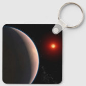 Rocky Exoplanet GJ 486 B in een baan om een rode d Sleutelhanger (Achterkant)