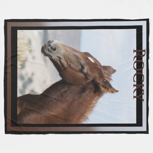 Rocky Fleece Deken (Voorkant (Horizontaal))