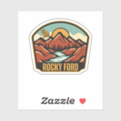 Rocky Ford, Georgia Sticker (Vel)
