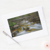 Rocky forest creek rechthoekige sticker (Envelop)