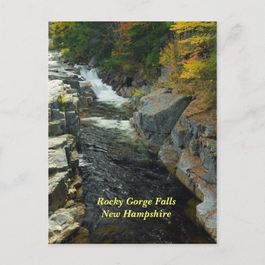 Rocky Gorge Herfsten, NH Briefkaart (Voorkant)