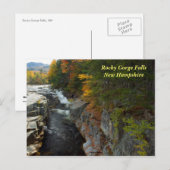 Rocky Gorge Herfsten, NH Briefkaart (Voorkant / Achterkant)