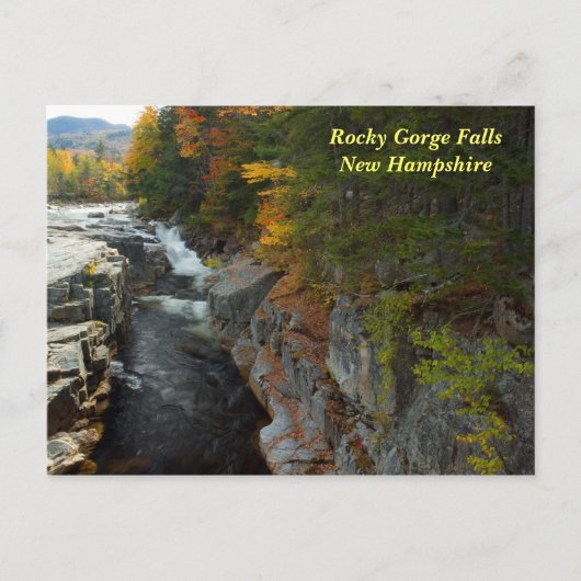 Rocky Gorge Herfsten, NH Briefkaart (Voorkant)