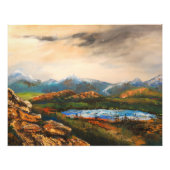 "Rocky Heights" Landschapschildering Foto Afdruk (Voorkant)