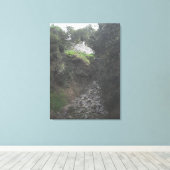 Rocky Hill aan de Lower Arroyo Seco Natuur Trail Canvas Afdruk (Insitu (Houten vloer))