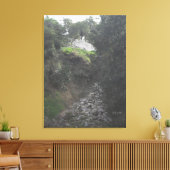 Rocky Hill aan de Lower Arroyo Seco Natuur Trail Canvas Afdruk (Insitu (Woonkamer))