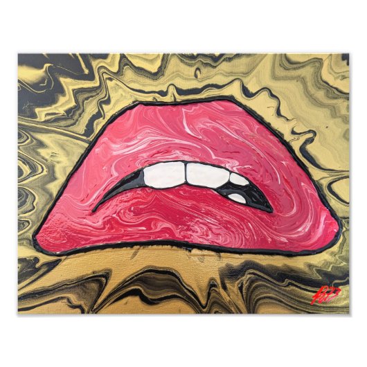 Rocky Horror Lips 2 fotoprint Foto Afdruk (Voorkant)