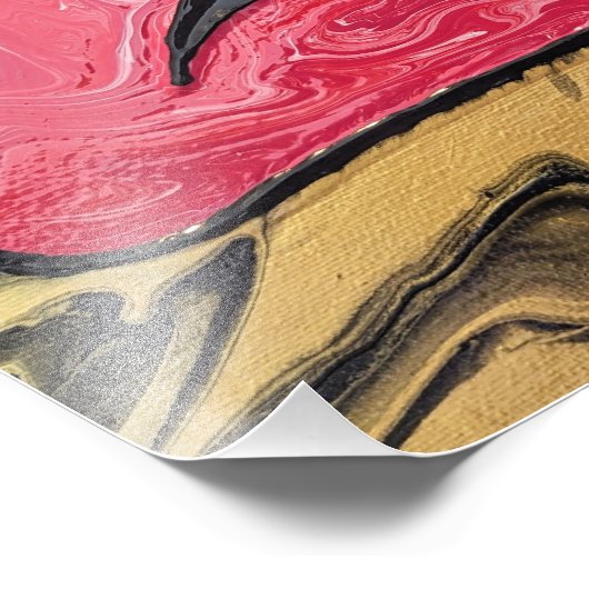 Rocky Horror Lips 2 fotoprint Foto Afdruk (Hoek)