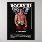 ROCKY III MOVIE POSTER (Voorkant)