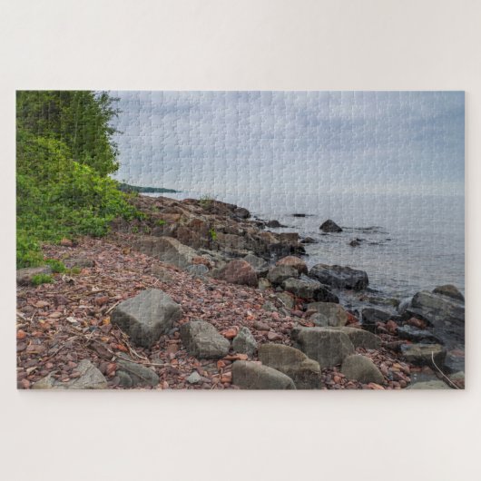 Rocky Lake Superior Shoreline Legpuzzel (Horizontaal)