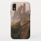 Rocky Landschap in het Sandsteengebergte Elbe Case-Mate iPhone Case (Achterkant)