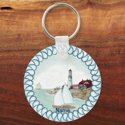 Rocky Lighthouse Sleutelhanger (Voorkant)