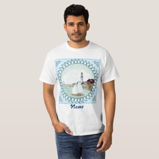 Rocky Lighthouse t-shirt (Voorkant volledig)