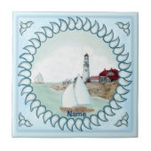 Rocky Lighthouse Tegeltje (Voorkant)