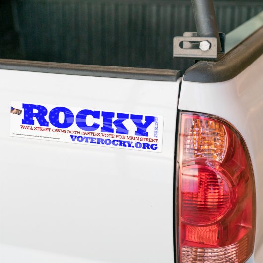 ROCKY-Main Street Bumpersticker (Op Truck)