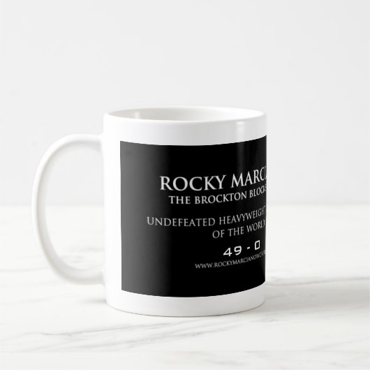 Rocky Marciano Coffee Mok (Links)