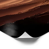 Rocky Moon van een Ringged Giant Perfect Poster (Hoek)