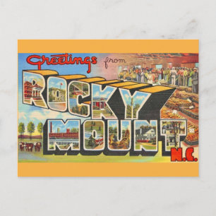 Rocky Mount NC ansichtkaart Briefkaart
