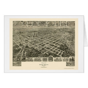 Rocky Mount, NC Panoramic Map - 1907