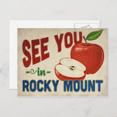 Rocky Mount North Carolina Apple -  Briefkaart (Voorkant / Achterkant)