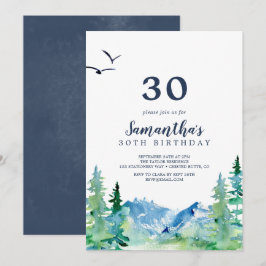 Rocky Mountain 30th Birthday Kaart