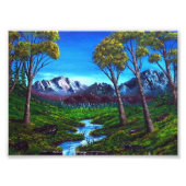 Rocky Mountain Abstract Foto Afdruk (Voorkant)