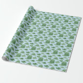 Rocky Mountain Animal Toile (Green on...) Cadeaupapier (Uitgerold)