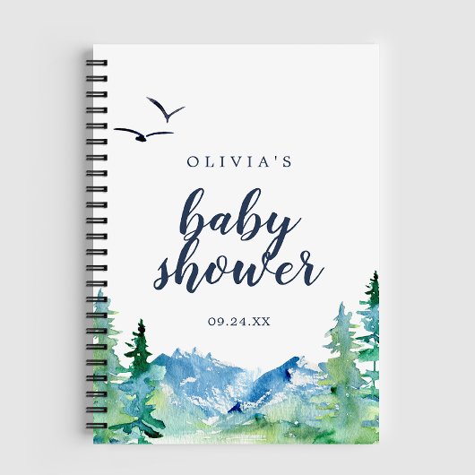 Rocky Mountain Baby shower Gift List Notitieboek