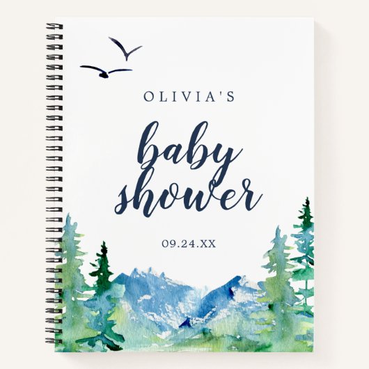 Rocky Mountain Baby shower Gift List Notitieboek (Voorkant)