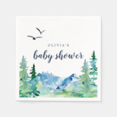 Rocky Mountain Baby shower Servet (Voorkant)