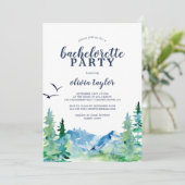 Rocky Mountain Bachelorette Party Kaart (Staand voorkant)