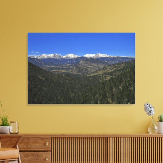Rocky Mountain Backcountry Canvas Afdruk (Insitu (Woonkamer))