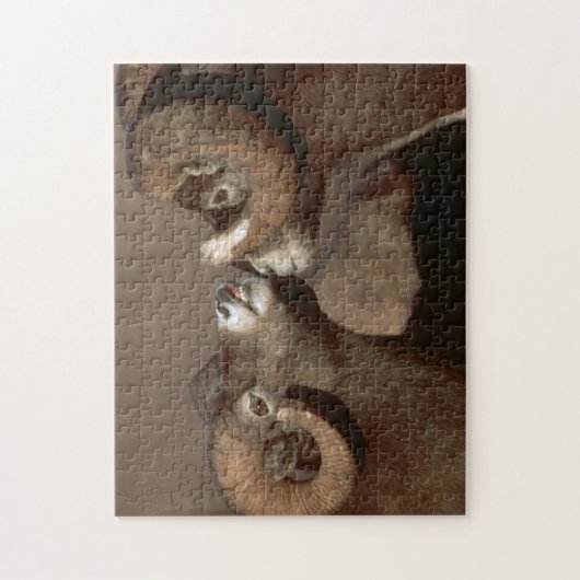 Rocky Mountain Bighorn Sheep Puzzle Legpuzzel (Verticaal)