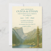 Rocky Mountain bruiloft uitnodiging (Voorkant)