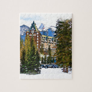 Rocky Mountain Castle - Banff Canada Legpuzzel