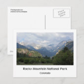 Rocky Mountain Clouds Briefkaart (Voorkant / Achterkant)