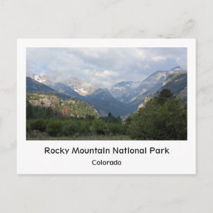 Rocky Mountain Clouds Briefkaart
